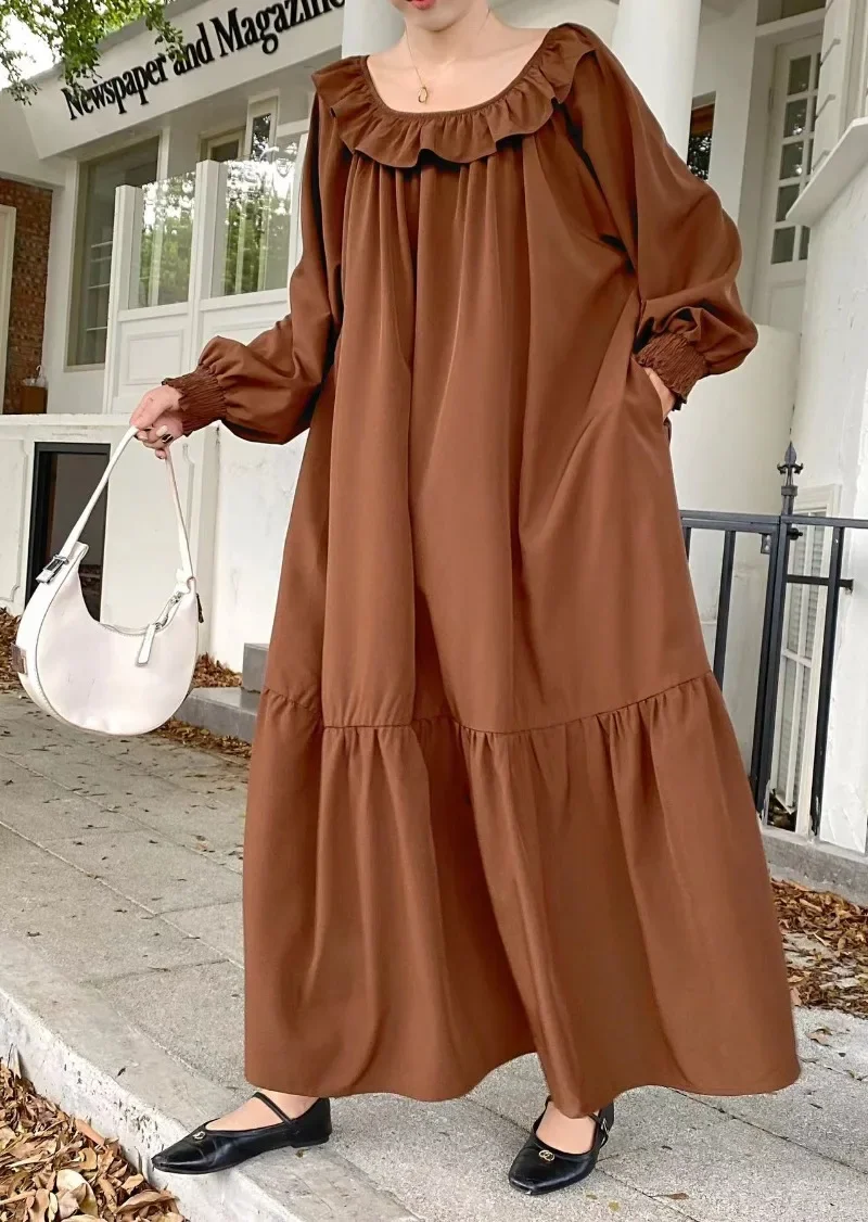 Robe maxi bohème vintage pour femmes et filles, vêtements décontractés, épissage, robes longues sexy, mode pour dames, vêtements féminins, PAW8351