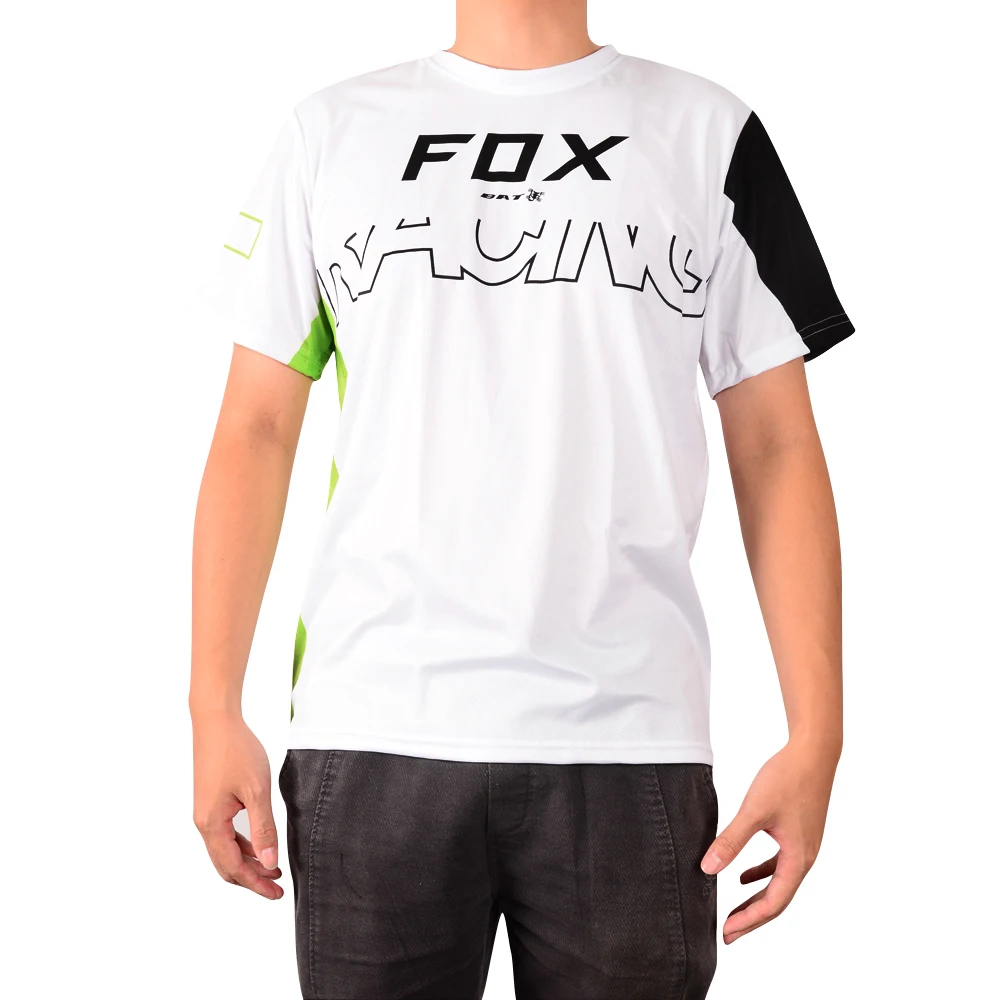 BAT FOX T-Shirts Short Sleeve Downhill Jersey Motocross Racing Jersey Quick Dry Breathable Enduro MTB T-Shirt Camisas Ciclismo