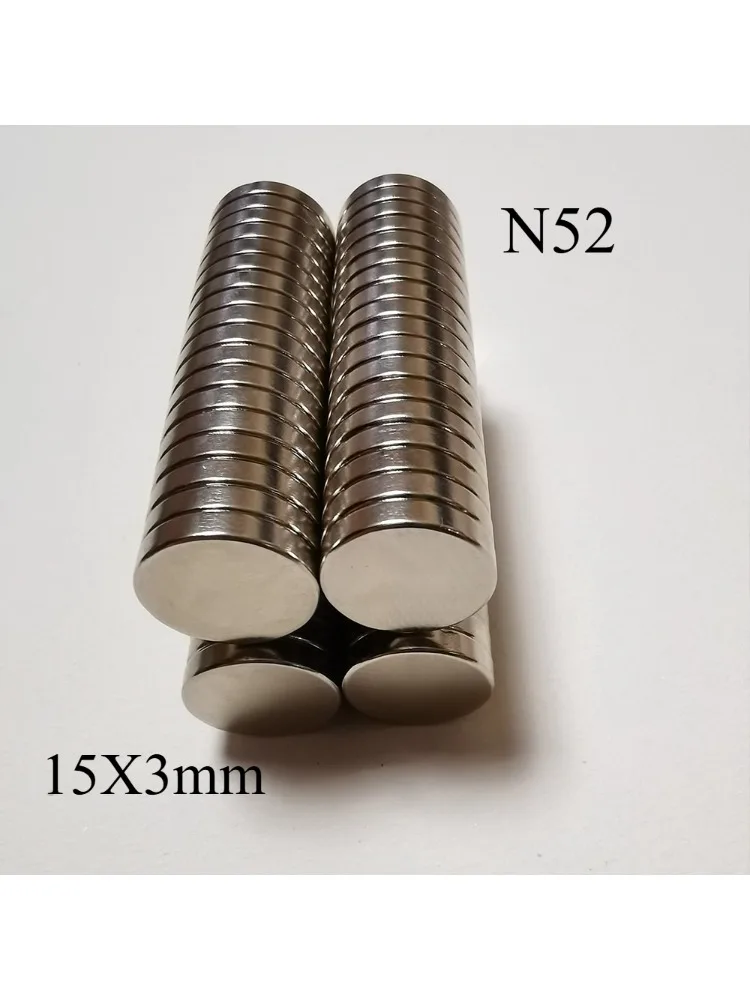 AliExpress NONE N52 15x3 15x5mm magnetic motor Scooter Aimant Magnets Ebike sylinder Search Fridge Refrigerator Project Dropshipping Customised