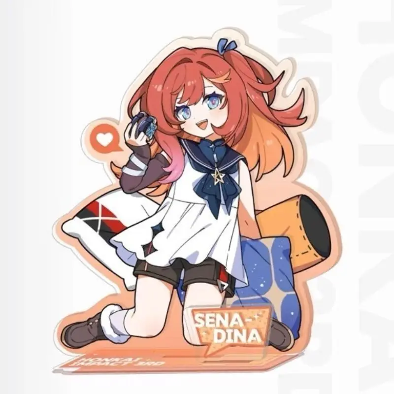 Honkai Impact 3rd Acrylic Stand 10cm MiHoYo XBDCHH Theme Series Vita Theresa Senadina Coralie Helia Decoration Anime Gift