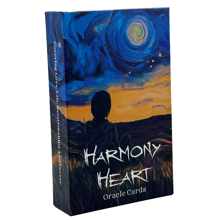 56 Pcs Harmony Heart Oracle Deck Card Games 12x7 cm Divination Card No Manual