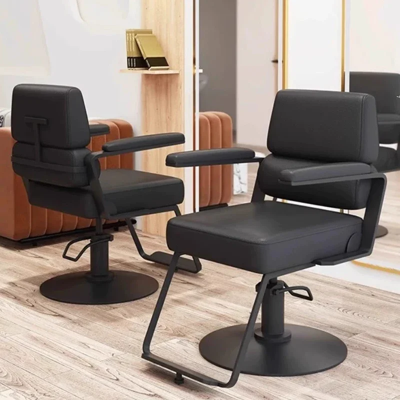 메이크업 빈티지 이발사 의자 미용사 미적 안장 작업 의자 미용실 사무실 의자 Taburete 가구 미용실