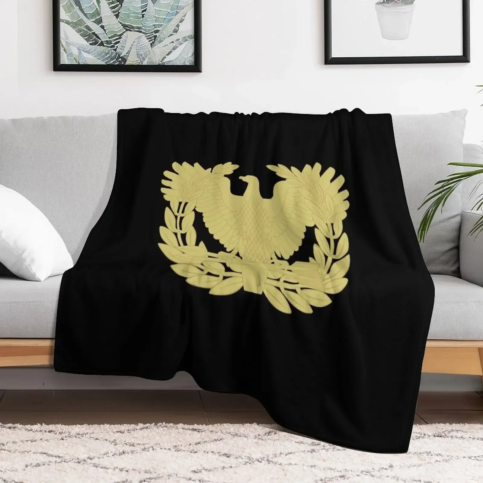 

Warrant Officer Throw Blanket Retros Polar Baby Blankets