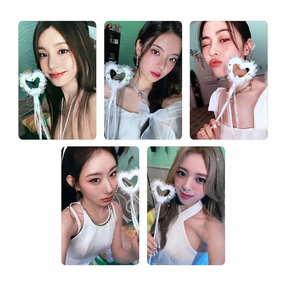 5 pz/set KPOP ITZY Cheshire cartolina Special Edition Album photocard Ryujin Yeji Lia Chaeryeong LOMO Cards For Fans Collection