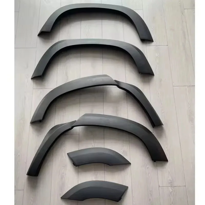 جودة عالية 6PS ماتي الأسود البلاستيك توسيع عجلة الحاجب عجلة قوس ل 2020 + المدافع 110 ترقية الإصدار #2