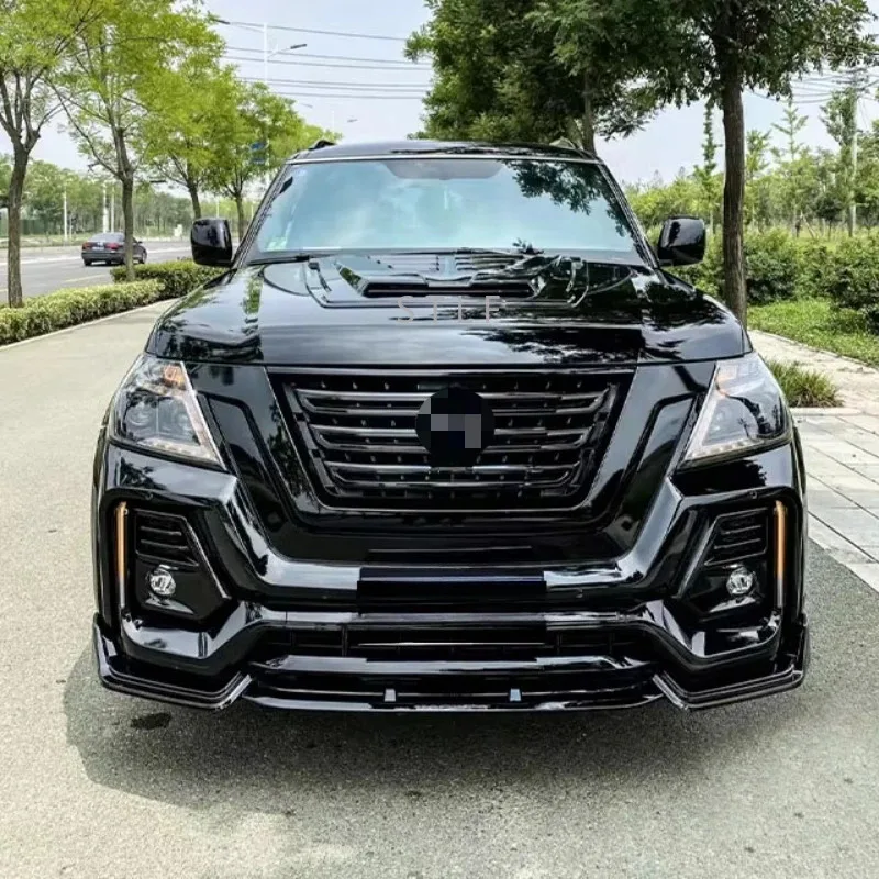 مجموعة تعديل السيارة من باترول، ملحقات داخلية، أجزاء زخرفية للشبكة، ترقية شرائط زخرفية لإضاءة السيارة الخارجية #3