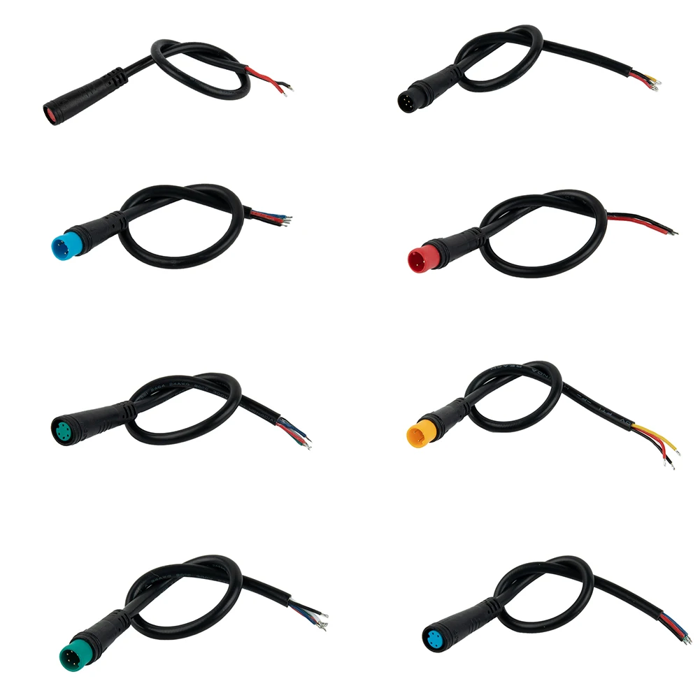 

Ebike Display Connector 2/3/4/5/6 Pin Cable Waterproof Connector Signal Line Brake Signal Line Extension Line Electric Bike Part