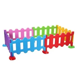 SYF1white fence kids playpens indoor soft play fence baby pen indoor playground colorful fence white