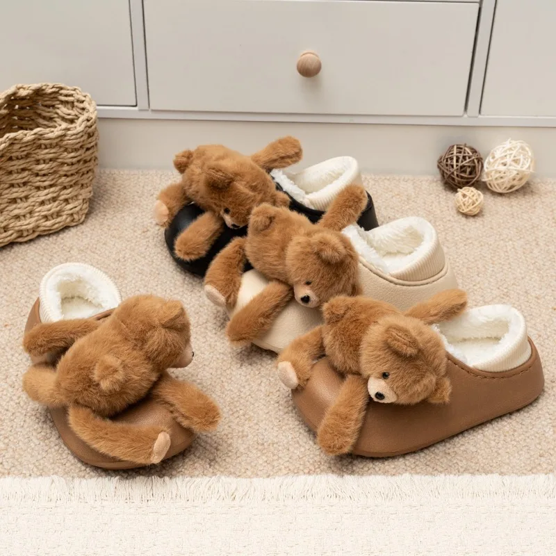 Children Casual Shoes Sweet Toys Soft Sole Kids Slippers Outdoors 2026 Winter New Boys Girls Warm Shoes Comfortable