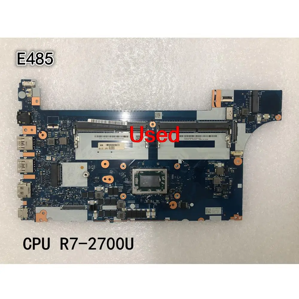 NM-B531 For Lenovo ThinkPad  E485 E585 Laptop Motherboard mainboard CPU R7-2700U  FRU  02DC237