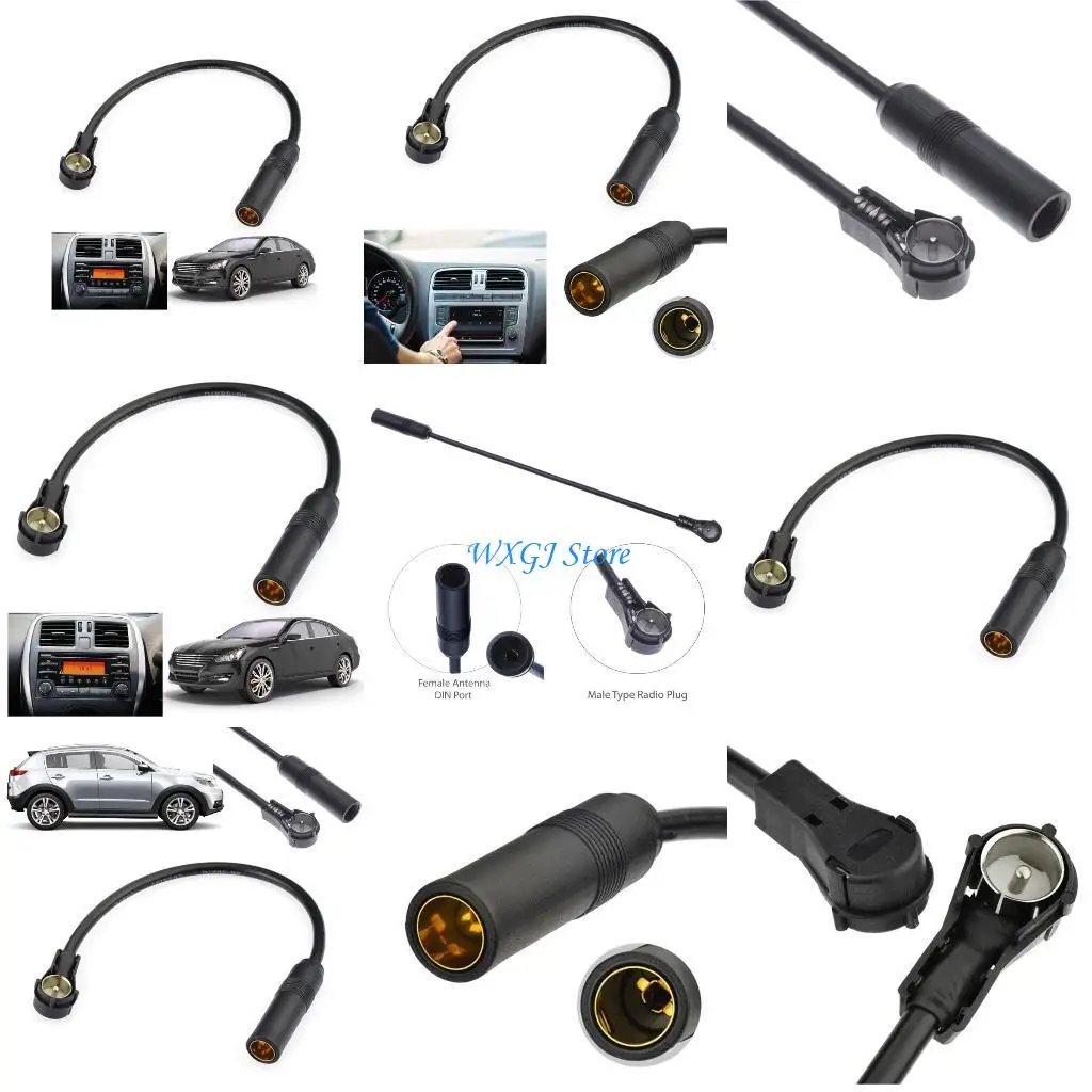 

37JE Автомобильный радио -антенный адаптер свинцовый кабельный кабель для женщин для автомобильных развлечений