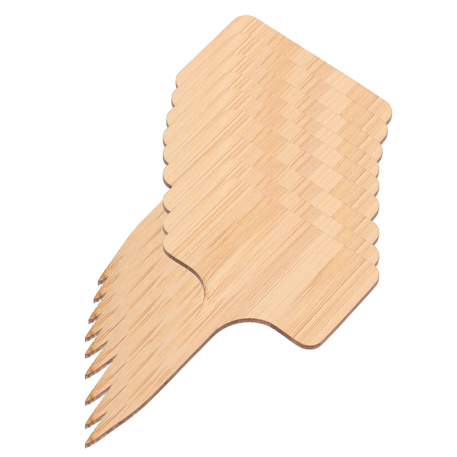 

25Pcs Bamboo Plant Tags Garden Label Stakes Simple Identification Markers for Landscaping Succulents Vegetables Lawn Decor