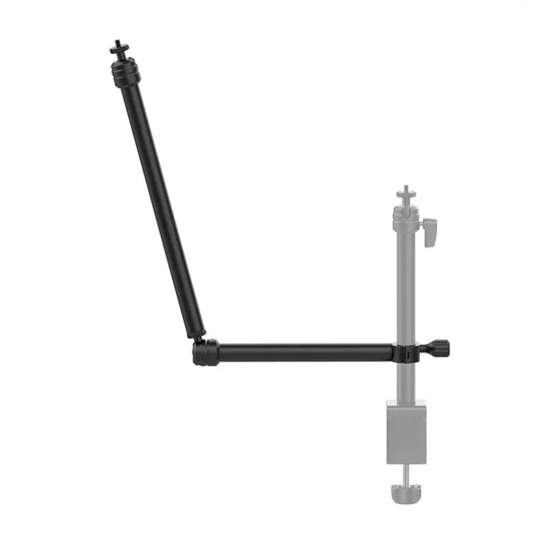 Flexible light stand with 1/4 screw, universal desktop roar arm for camera light live streaming