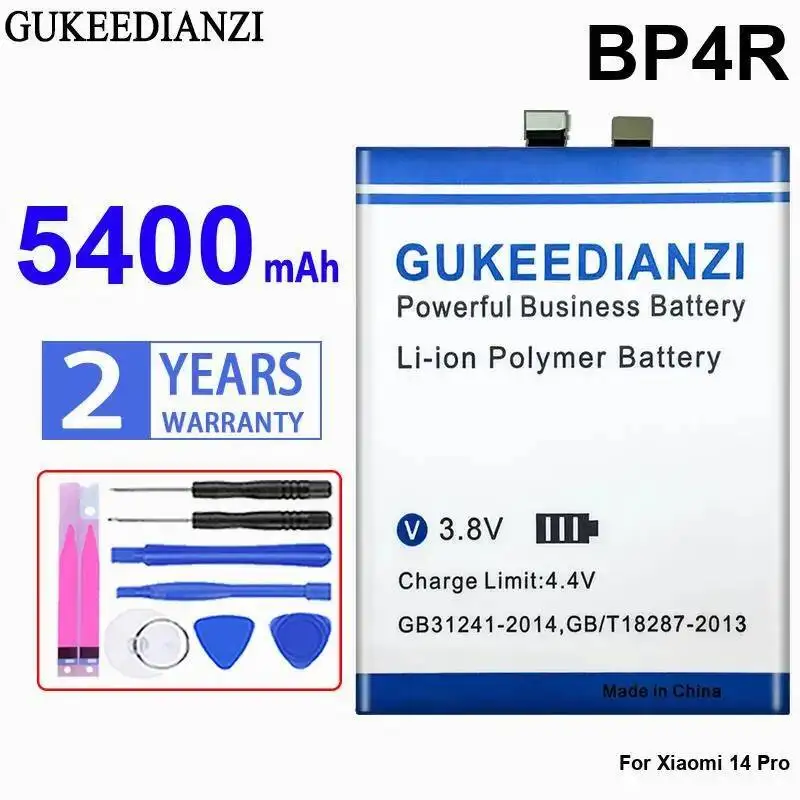 

BP4R 5400Mah High-Capacity Mobile Phone Battery For Xiaomi 14 Pro