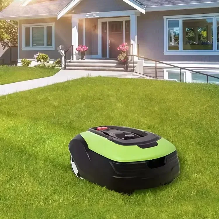 RM101-B Garden Cordless Automatic GPS Robot Lawn Mower Battery Electric Remote Control, Self-propelled, Automatic Charging