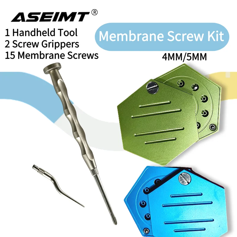 Dental Implant Membrane Pin Kit Manual Membrane Tack Gun Set GBR Tool Box Authentic Dental Implant Instruments