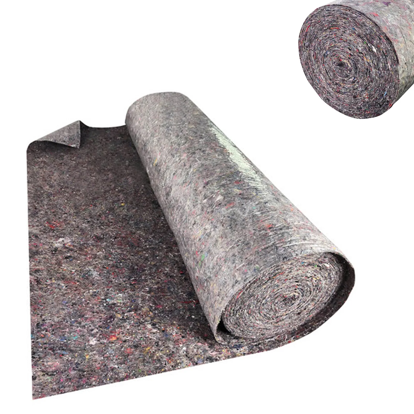 Painter's Fleece 180 g/m², Masking Film, Painter's Tile Roll with PE Non-Slip Coating, Leakage Protection for Liquids, Cover Tiles for Floor