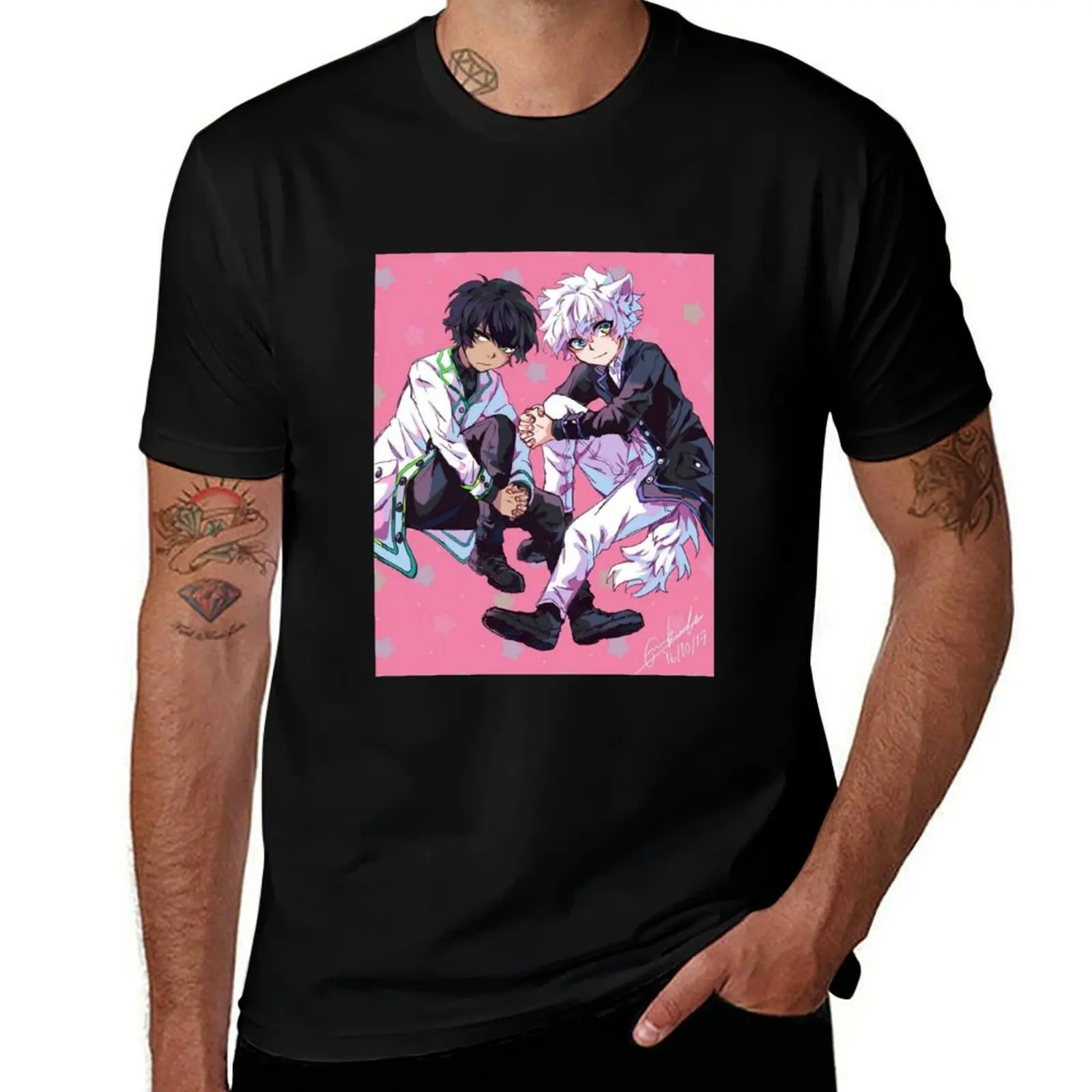 Fancy :3 T-Shirt Active Sports Short Sleeve Cotton Shirt T-Shirt