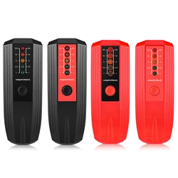 Portable Electromagnetic Radiation Detector 5 LED Gauss Meter Handheld Radio Frequency Field Tester for Electrical Instruments