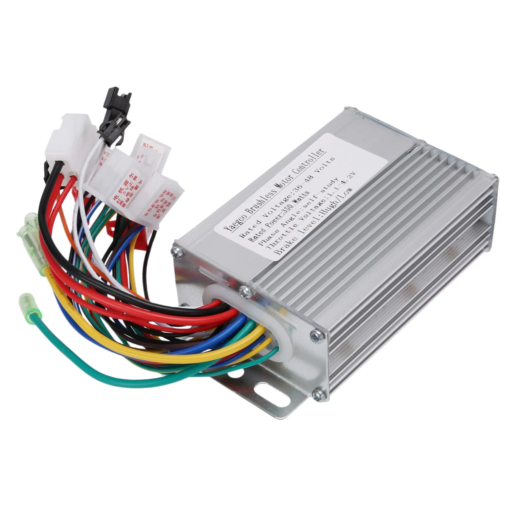 ไฟฟ้าจักรยานBrushless DC Motor Controller 36V/48V 350Wสําหรับไฟฟ้าจักรยานE-Bikeสกู๊ตเตอร์อุปกรณ์เสริม