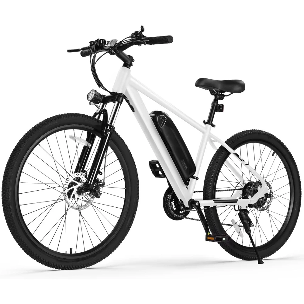 

Electric Bike - 21-Speed Mountain Lightweight Ebike with Peak 750W 22MPH Brushless Motor, 375Wh Removable Battery