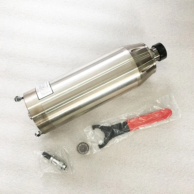 ER20 Water Cooling Spindle Motor Manual Tool Change 40000rpm 4 kw 380v Spindle Motor