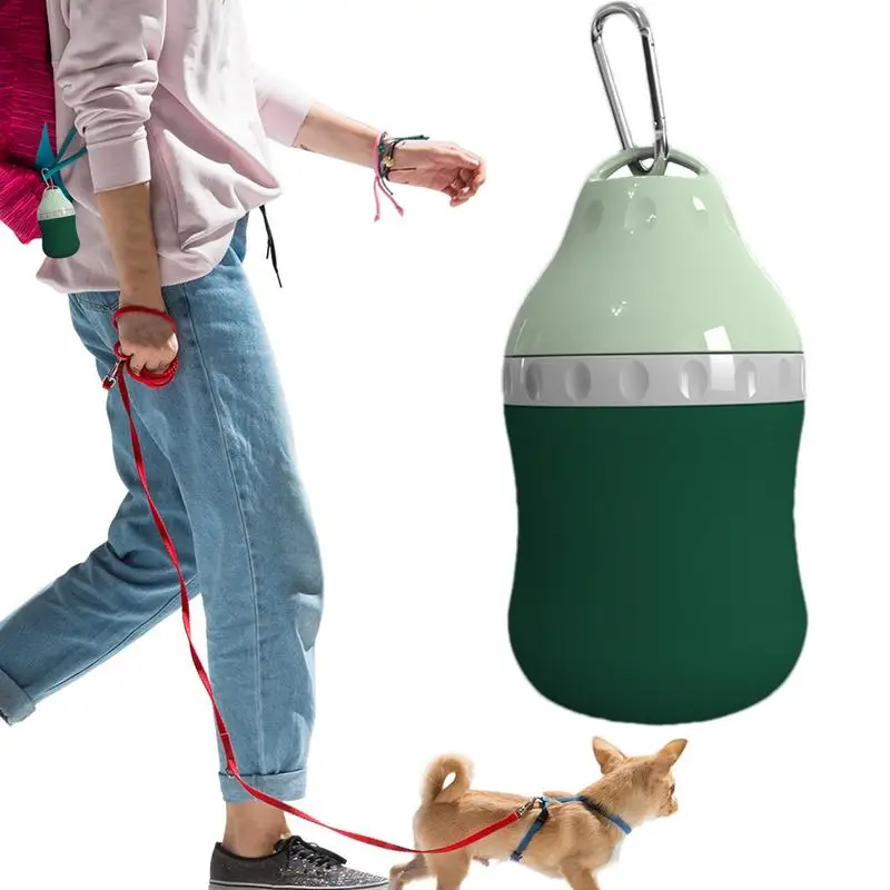 

Dog Travel Water Bottle With Carabiner Dog Accessories For Small Dog 400ml Portable Dog Water Bottle Pet Small Water Dispenser