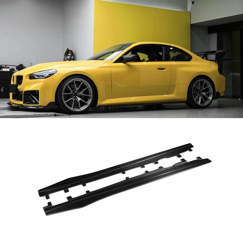 

Dry Carbon Fiber TR Style Side Skirts for M2 G87 Side Panels Bumper Lip Spoiler Sill Body Kits Lower Door Splitters