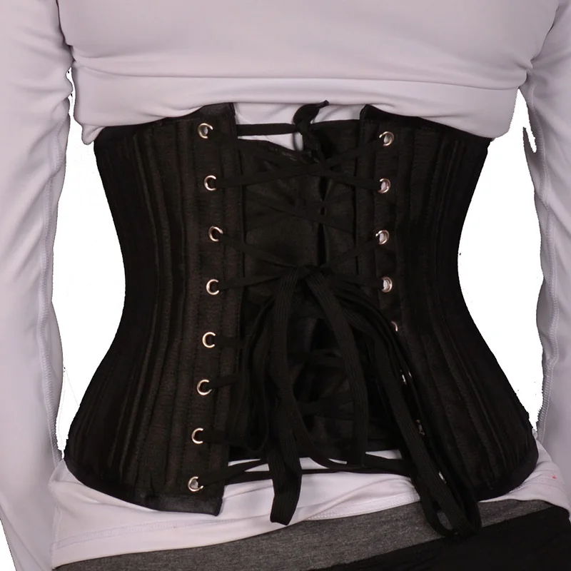 Waist trainer Gothic Underbust Corset and Waist cincher Steampunk Bustiers Workout Shape Body sexy lingerie Slimming Belt