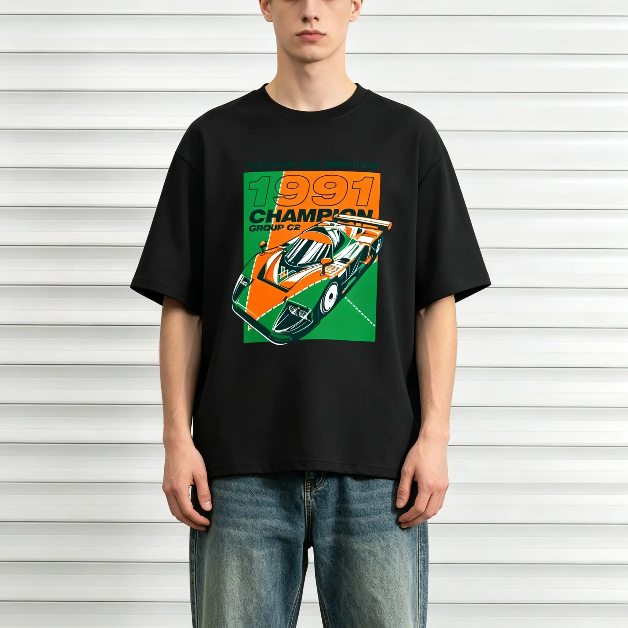 Japanese Style 787B Anniversary Retro Printed Car Sport Tops Women's Tshirt Unisex Tee Top Short Sleeve Men's Cotton  T Shirt