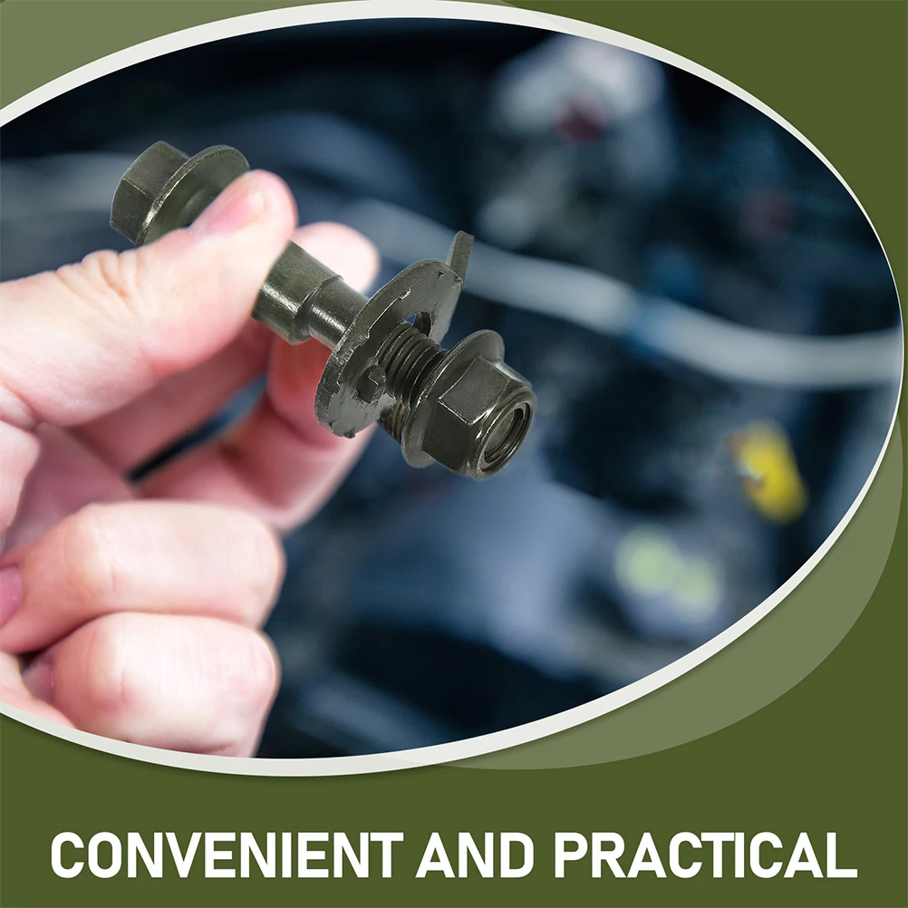 

6pcs Bolts Four Wheel Alignment Bolts Eccentric Screws 12mm Kit Vehicle Cam Bolt Car Adjusting Kit Positioning