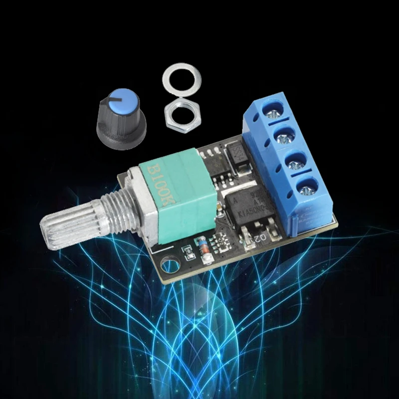 Hot TTKK 10 Pcs PWM DC Motor Speed Controller muslimt Speed Control Switch 10A Switch Function LED Dimming Speed Control Modul