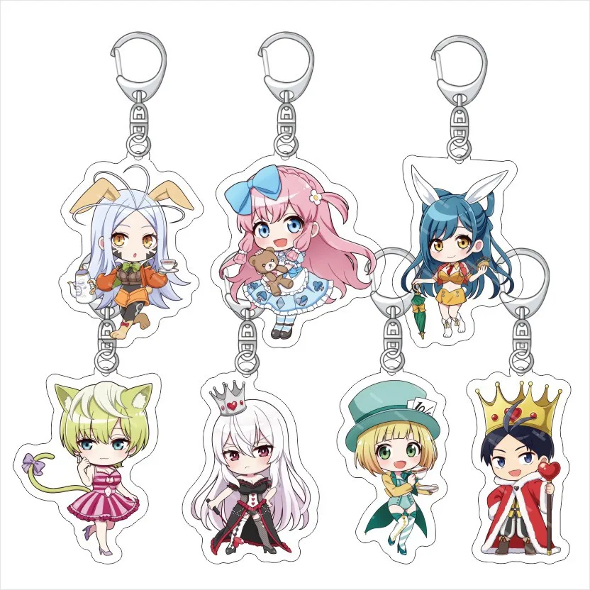 Anime Peripheral Chained Soldier Kyouka Uzen Himari Azuma Tenka Izumo Bunny Girl Ver AcrylicKeychains Fans Gifts