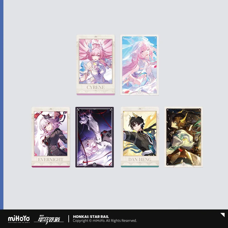 Oficjalny gadżet Sunsyea Honkai Star Rail, oryginalne autentyczne karty z serii tematycznej miHoYo, Dan Heng Evernight