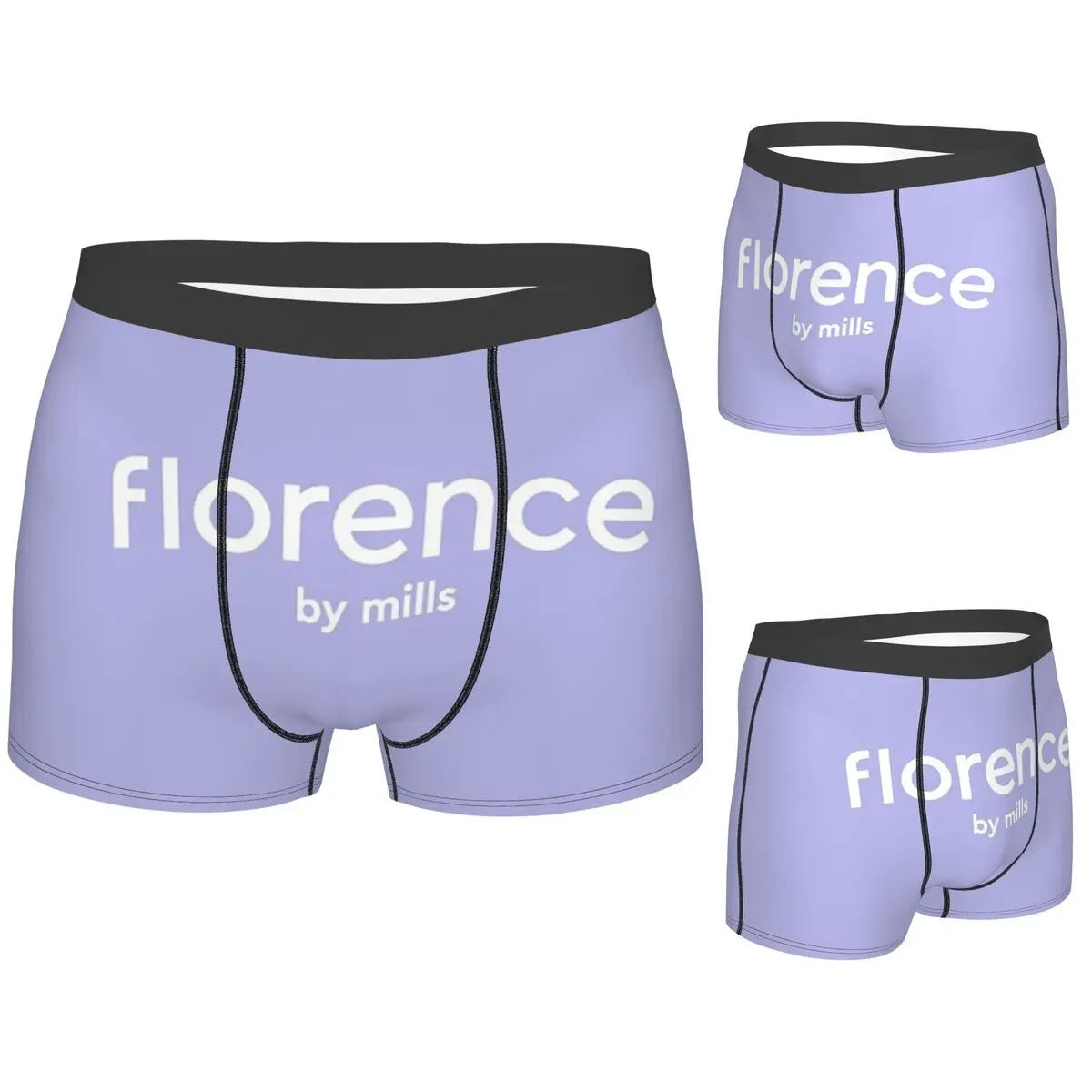 

Boxer Underpants Shorts Florence By Mills Panties Men's Soft Underwear for Homme Man Boyfriend Gifts
