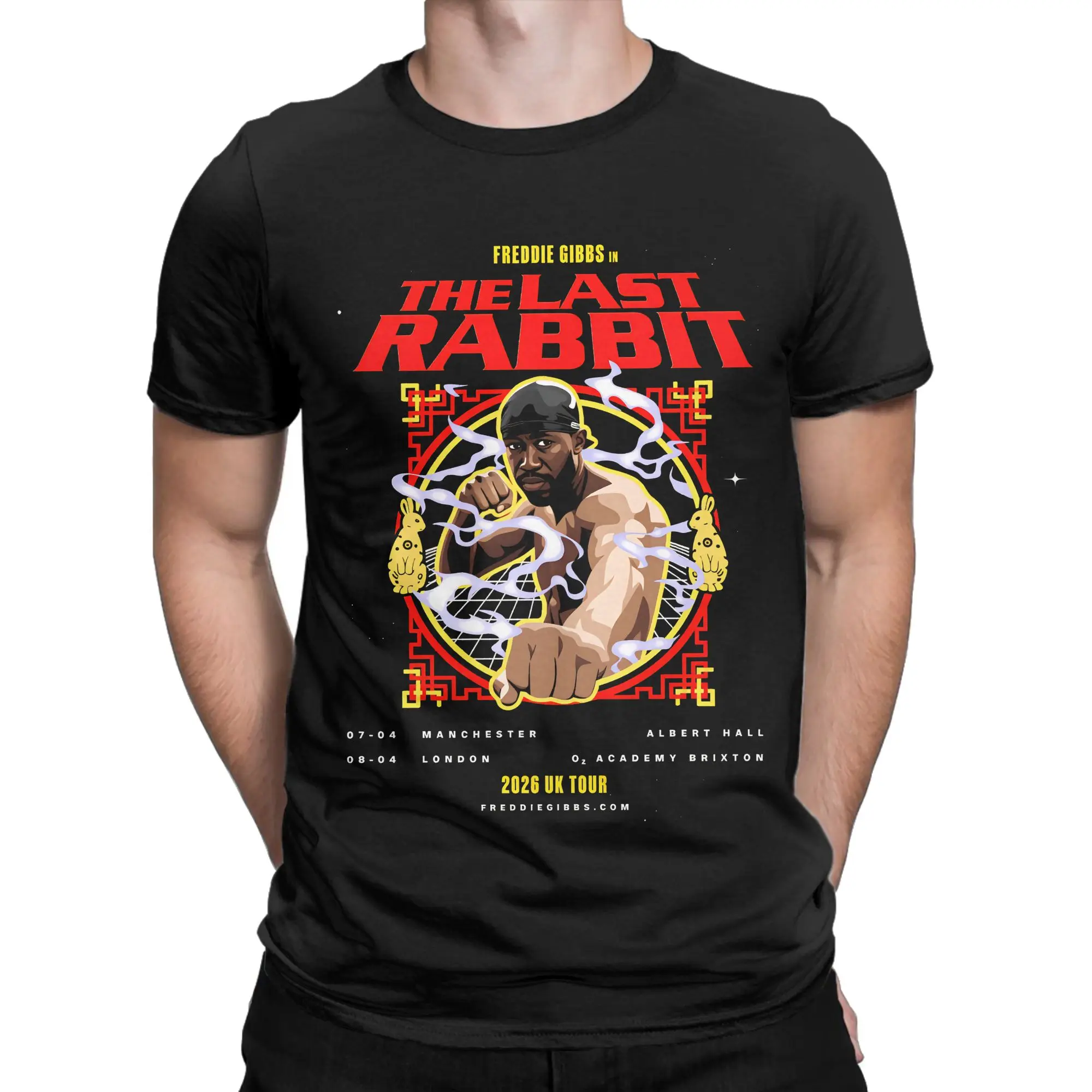 Men's Freddie Gibbs Alfredo Concer T Shirt  Cotton Clothes Vintage Short Sleeve Round Neck Tees Gift Idea T-Shirts