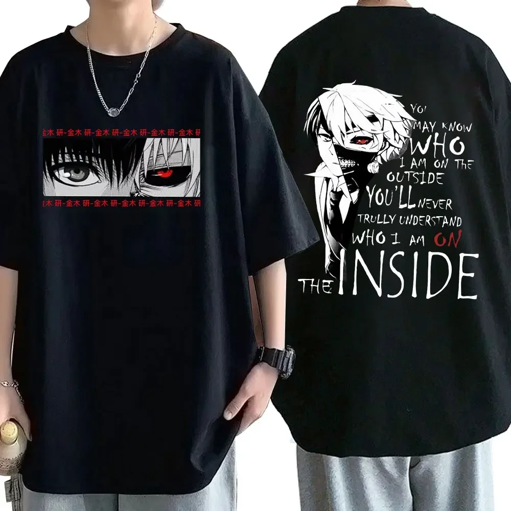 Mode nouveau chaud 2025 été nouvelle Animation japonaise Tokyo Ghoul Spider T-Shirt hommes et femmes à manches courtes haut vêtements à la mode