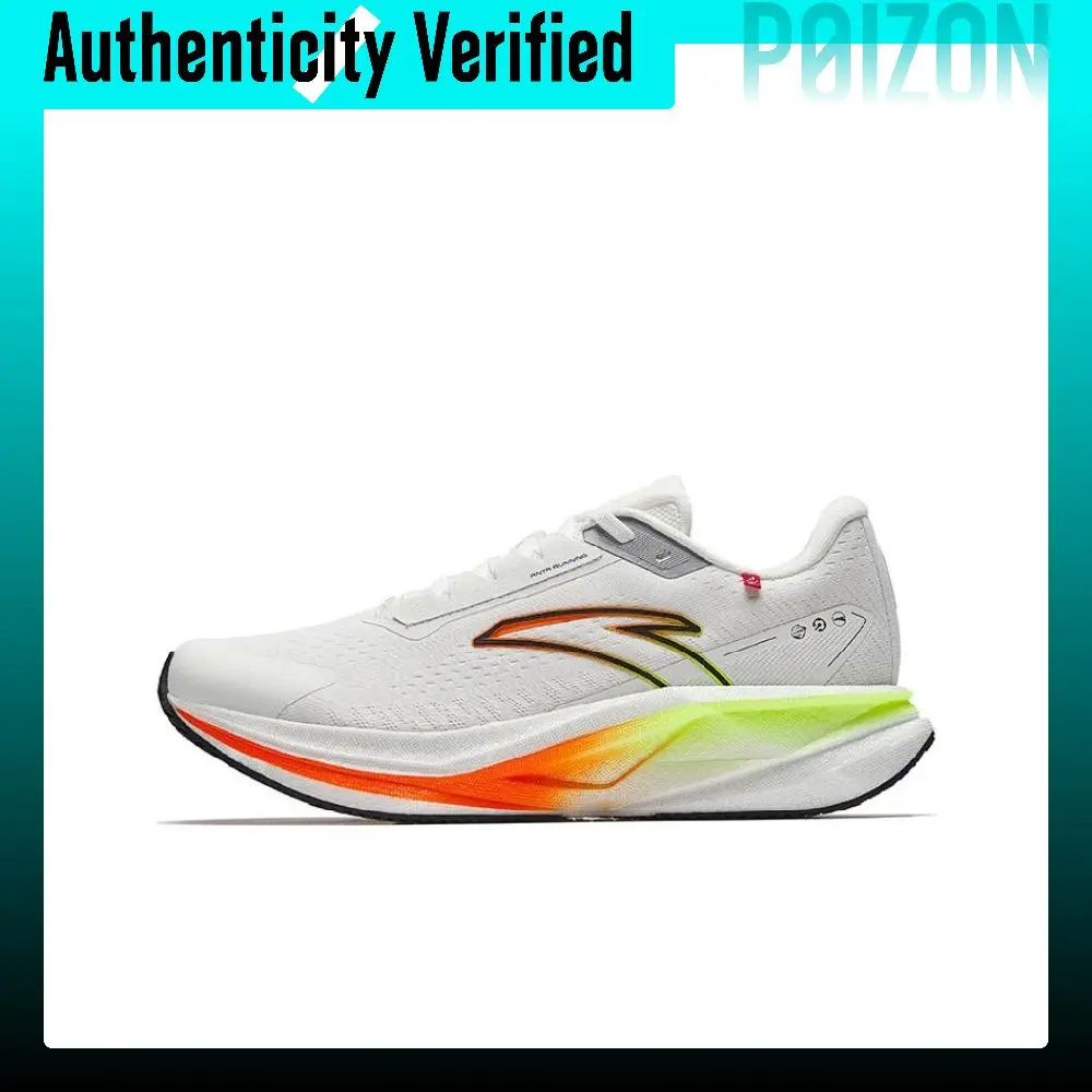 anta-champion-3se-textile-synthetic-leather-low-top-running-shoes-men's-white-black-orange-112615532r-2