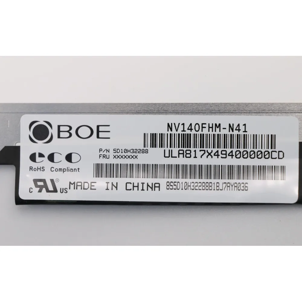Imagem -04 - para Lenovo Ideapad 510s14isk 510s-14ikb V510-14ikb Portátil N140hce-eaa Tela Lcd 14.0 1920*1080 Fhd Fru 5d10l76355