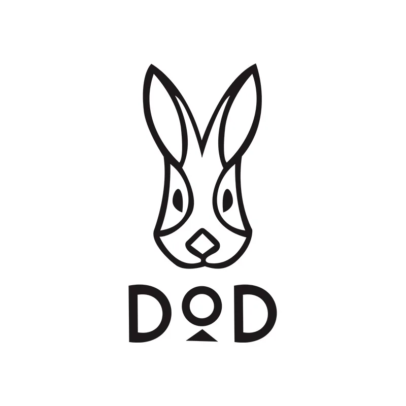 Japanese DOD Rabbit Car Stickers Camping Box Sticker