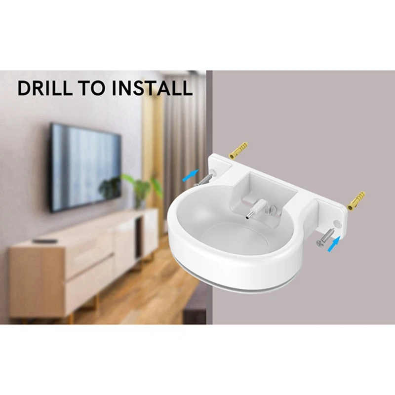 2025 New-For Google Nest Wifi Pro Wall Mounting Bracket Intelligent Speaker Wall Storage Bracket Base, 4 PCS