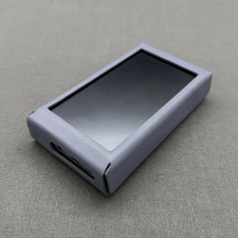 Capa de couro genuíno feita sob medida A6 para IRIVER Astell&Kern A&futura SE180