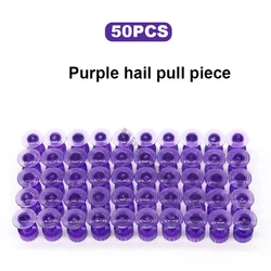 50pcs Car Paintless Dent Hail Repair Tool Glue Puller Pulling Tabs Automobile Body Repair Tools Purple