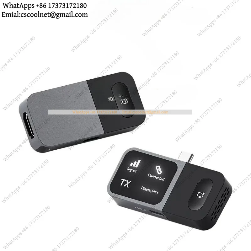 Point-To-Point Wireless HDMI Transmitter Receiver HD Screen Mirror Adapter For Phone Laptop TV Monitor