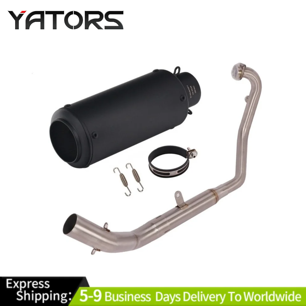 Knalpot Full System untuk CF-Moto 300NK 300SR 250NK 250SR, Termasuk Pipa Header dan Pipa Penghubung