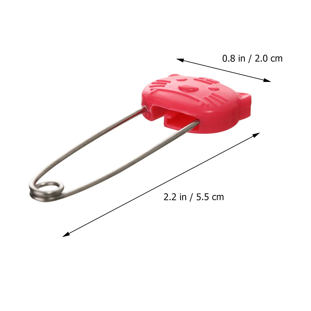 4 Pcs Metal Animal Pin Newborn Decorative Pins Diapers Pregnant Woman Safety Cartoon Baby Abs Stainless Steel