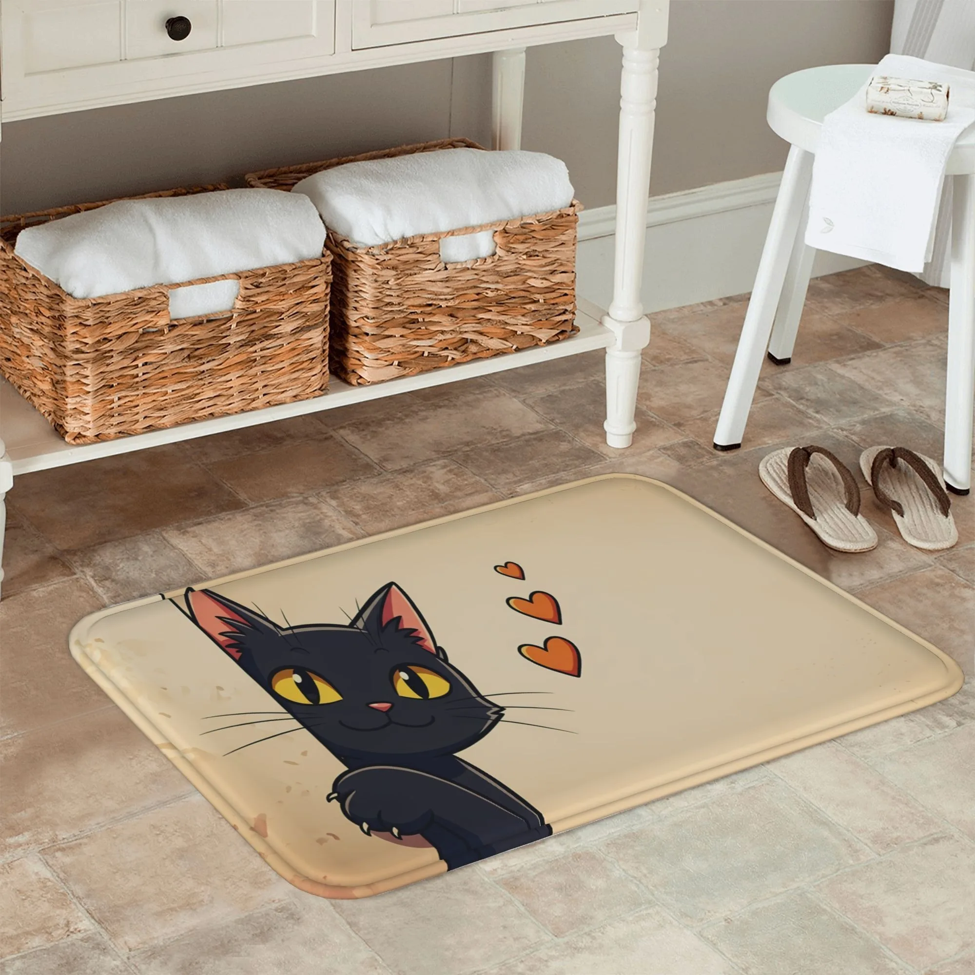 1 adet kedi kalpler desen mutf - Outdoor Camping Kitchen With Sink incelemesi ve fiyatı