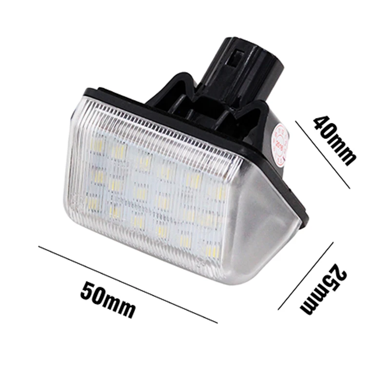 SUNKIA 2Pcs/Set Car LED License Plate Number Light For Mazda CX-5 CX-7 Speed6 Mazda6 Built-in Canbus Controller Error Free