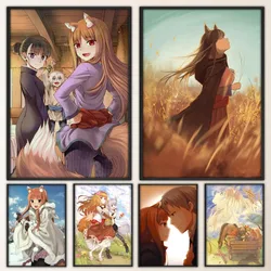 Anime S-Spice and Wolf Poster stampe Poster pittura murale camera da letto soggiorno Wall Bar ristorante Sticker piccolo