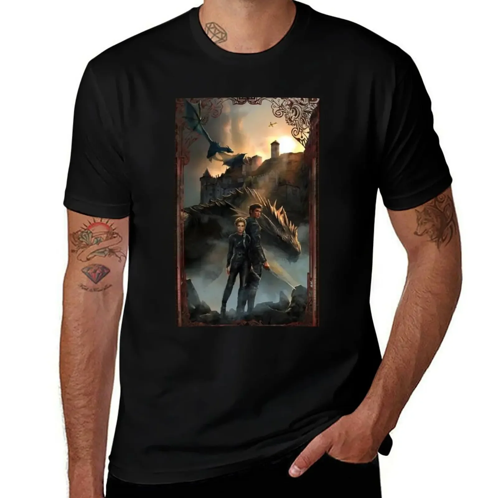 xaden riorson art T-Shirt custom t-shirts gifts for boyfriend shirts graphic mens shirts graphic tee